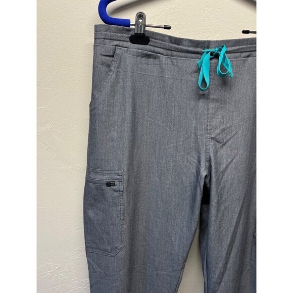 FIGS Yola Skinny Scrub Pants Graphite Gray Womens Large Tall TW2000T - Picture 6 of 10